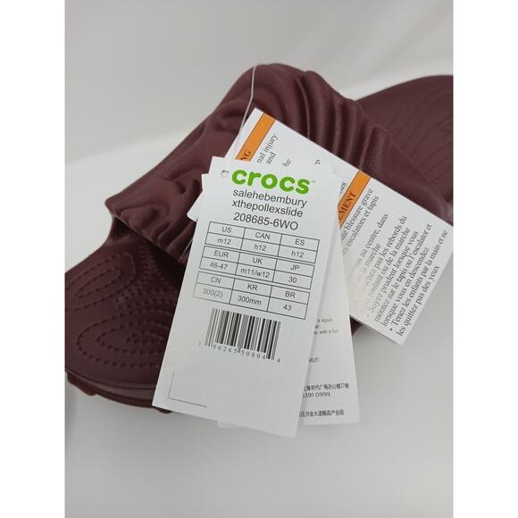 Crocs POLLEX SLIDE BY SALEHE BEMBURY Unisex Men\'s US Size 12 NEW 208685-6WO main image 11